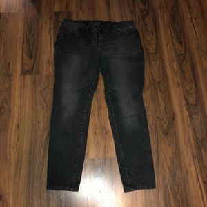 NWOT dark grey skinny jeans